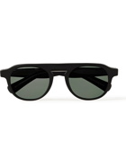 GARRETT LEIGHT CALIFORNIA OPTICAL - Harding X Round-Frame Matte-Acetate Sunglasses