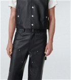 Givenchy Leather cargo pants