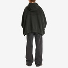 Maison Margiela Men's Numbers Jersey Hoodie in Washed Black