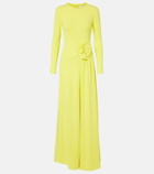 Roland Mouret Floral-appliqué gown