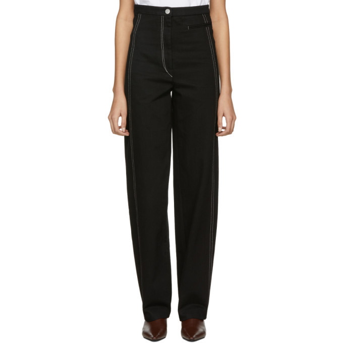 Photo: Lemaire Black High-Waisted Jeans