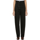 Lemaire Black High-Waisted Jeans