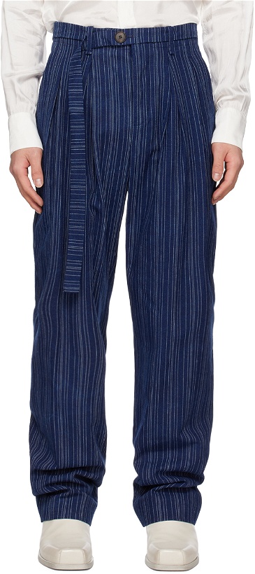 Photo: King & Tuckfield Blue Grant Trousers