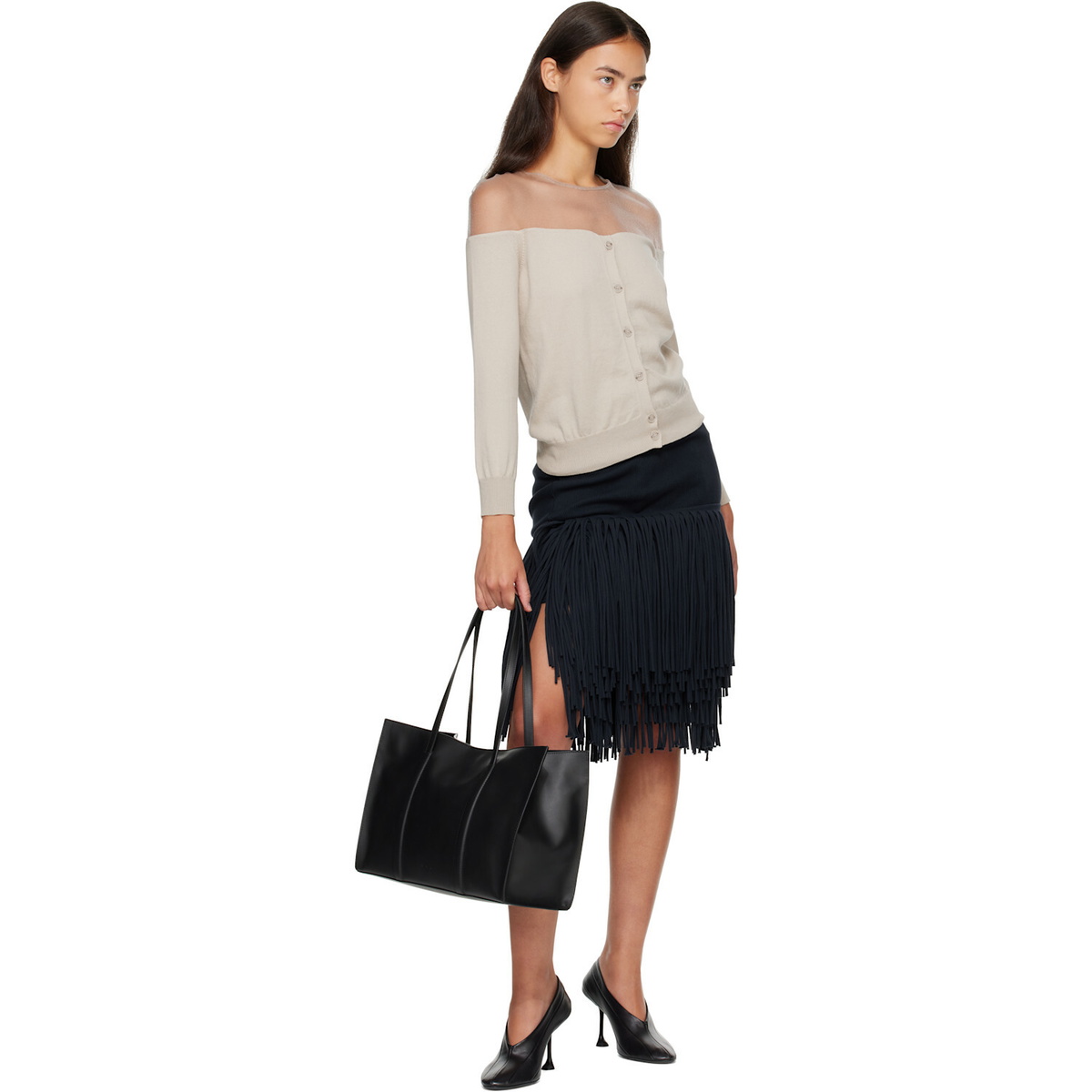 Aesther Ekme Black Market Medium Bag