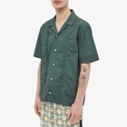 Drole de Monsieur Men's Drôle de Monsieur x Gergei Erdei Pleated Vacation Shirt in Green