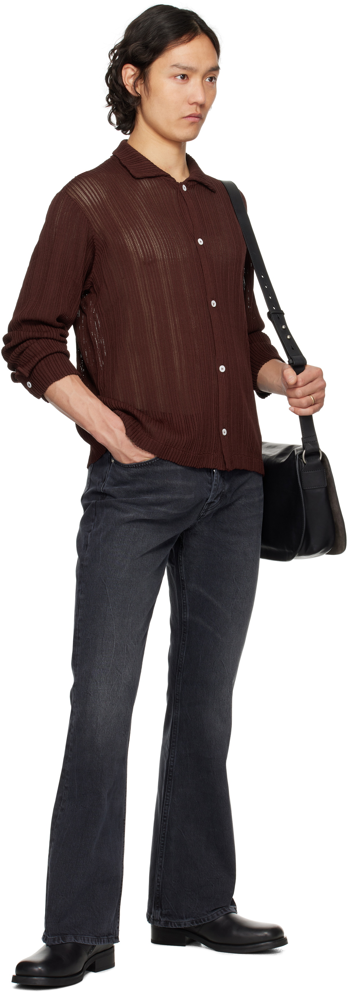 Séfr Black Rider Cut Jeans