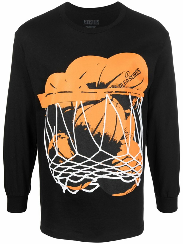 Photo: PLEASURES - Long Sleeve Cotton T-shirt