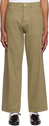 Róhe Taupe Relaxed Leg Jeans