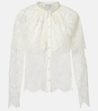 Self-Portrait Caped lace cardigan