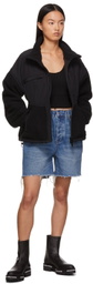 alexanderwang.t Black Rib Knit Tank Top