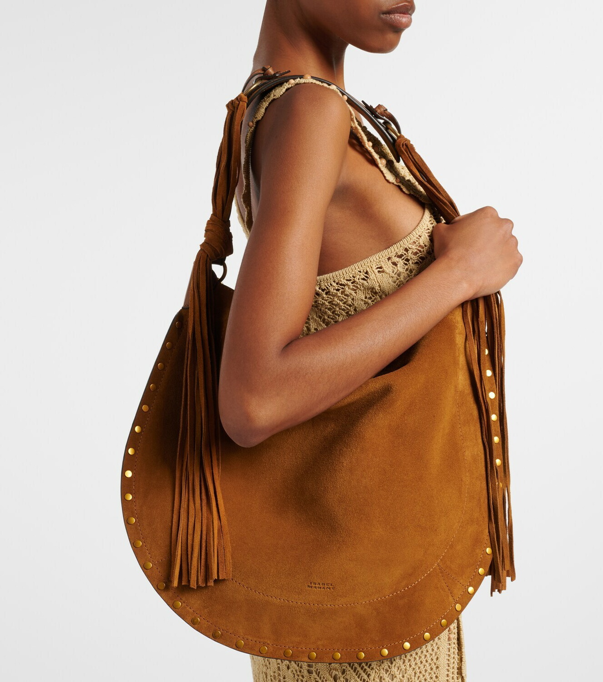 Isabel Marant Oskan Soft Large suede shoulder bag