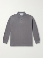 Graphpaper - Cotton-Blend Piqué Polo Shirt - Gray