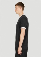Contrast Trim T-Shirt in Black
