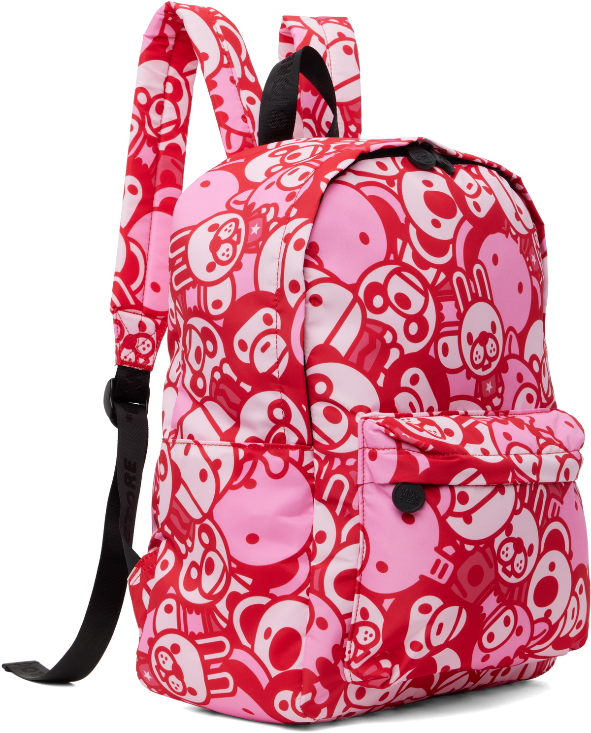 BAPE Pink New ABC Milo All Friends Medium Backpack