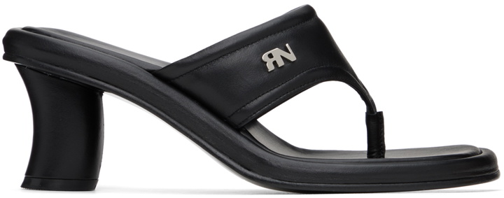 Photo: Reike Nen Black Padded Heeled Sandals