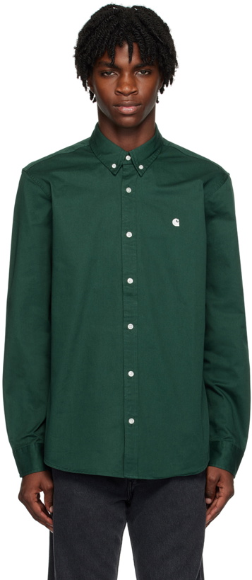 Photo: Carhartt Work In Progress Green Madison Shirt