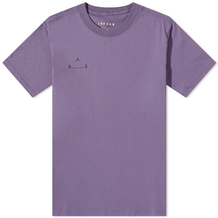 Photo: Air Jordan Men's 23 Engineered T-Shirt in Purple/Coconut Milk/Black
