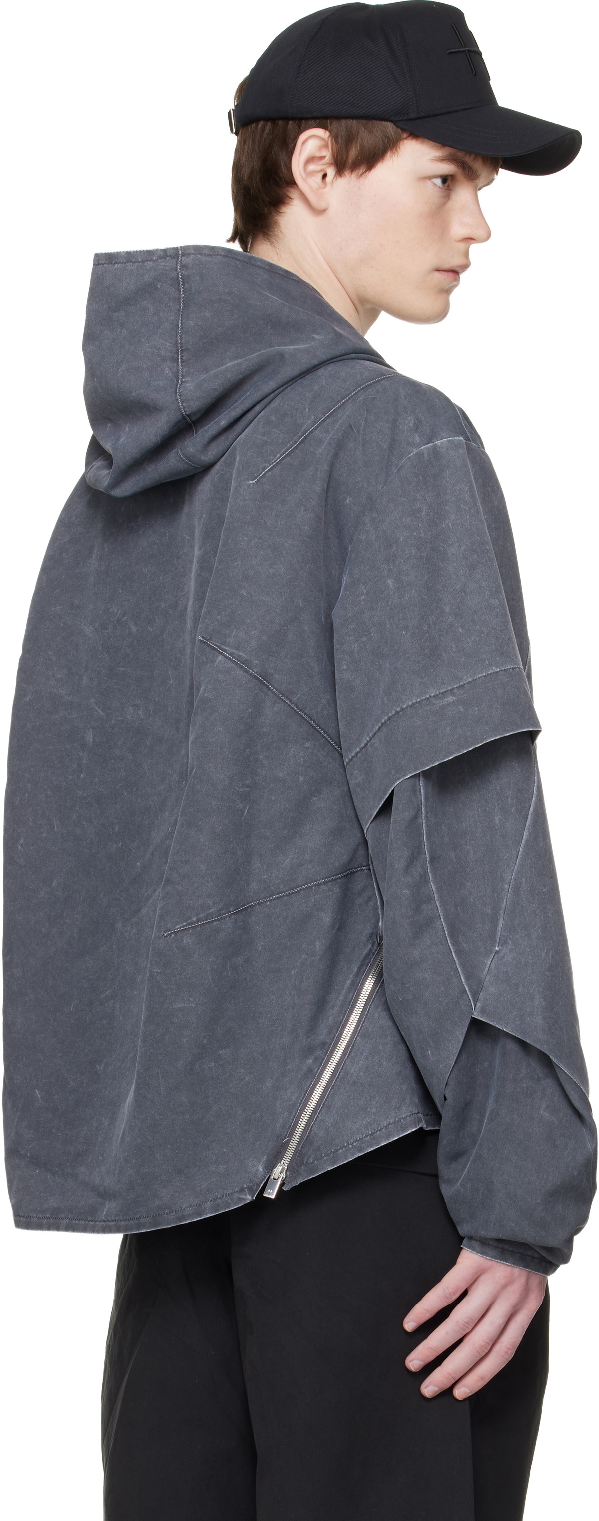 HELIOT EMIL Gray Crinis Jacket