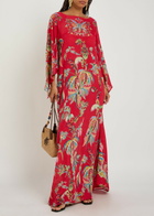Etro Printed Chiffon Maxi Cover-up Dress Multicoloured