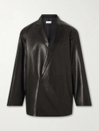 Fear of God - Double-Breasted Leather Jacket - Black