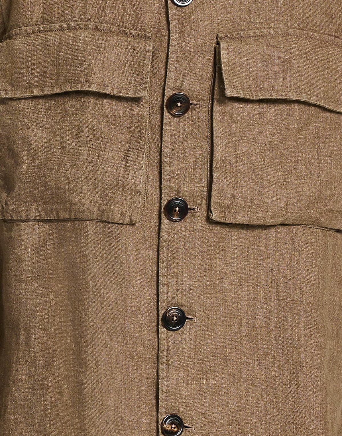 Lardini Mens Shirt Military in Green