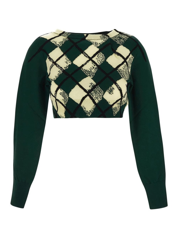 Photo: Burberry Cotton Cropped Knitwear