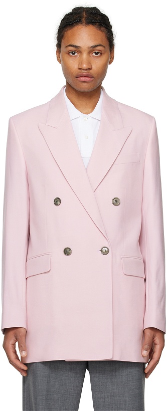Photo: AMI Alexandre Mattiussi Pink Oversized Blazer