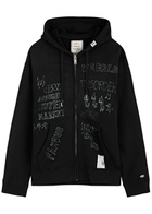 Maison mihara yasuhiro Printed Hooded Cotton Sweatshirt Black