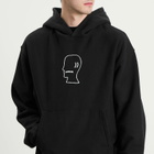 Brain Dead Men's Logo Head Hoodie in Black