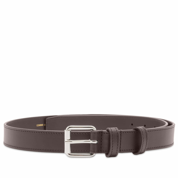 Photo: Comme des Garçons Wallet Classic Leather Belt in Brown