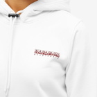 Napapijri Women's Rope Logo Hoodie in White Whisper