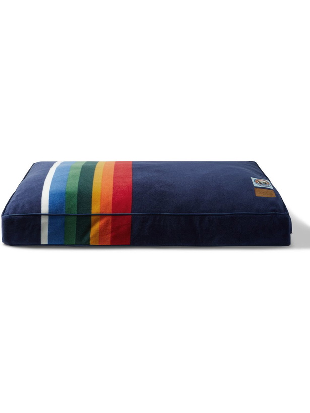 Photo: Pendleton - Crater Lake National Park Appliquéd Striped Striped Fleece Dog Bed