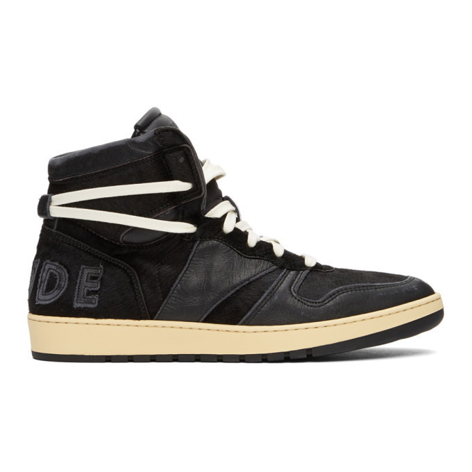 Photo: Rhude Black Rhecess Hi Sneakers