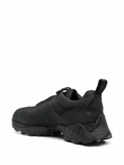 ROA Black Quilted Low Top Sneakers