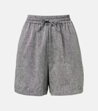 Asceno Boston linen shorts