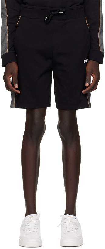 Photo: BOSS Black Straight-Leg Shorts