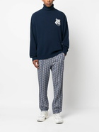 MAISON KITSUNE' - Fox Head Wool High-neck Jumper