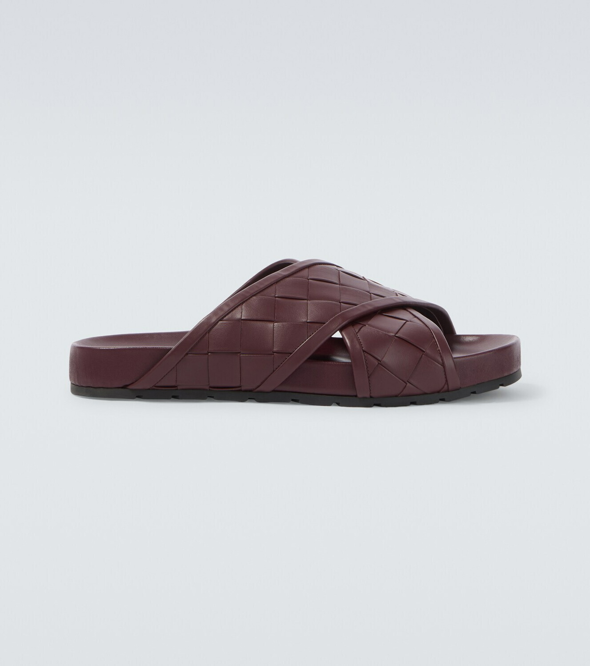 Bottega Veneta Tarik Intrecciato leather slides