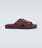 Bottega Veneta Tarik Intrecciato leather slides