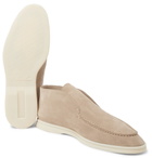 Loro Piana - Open Walk Suede Boots - Beige