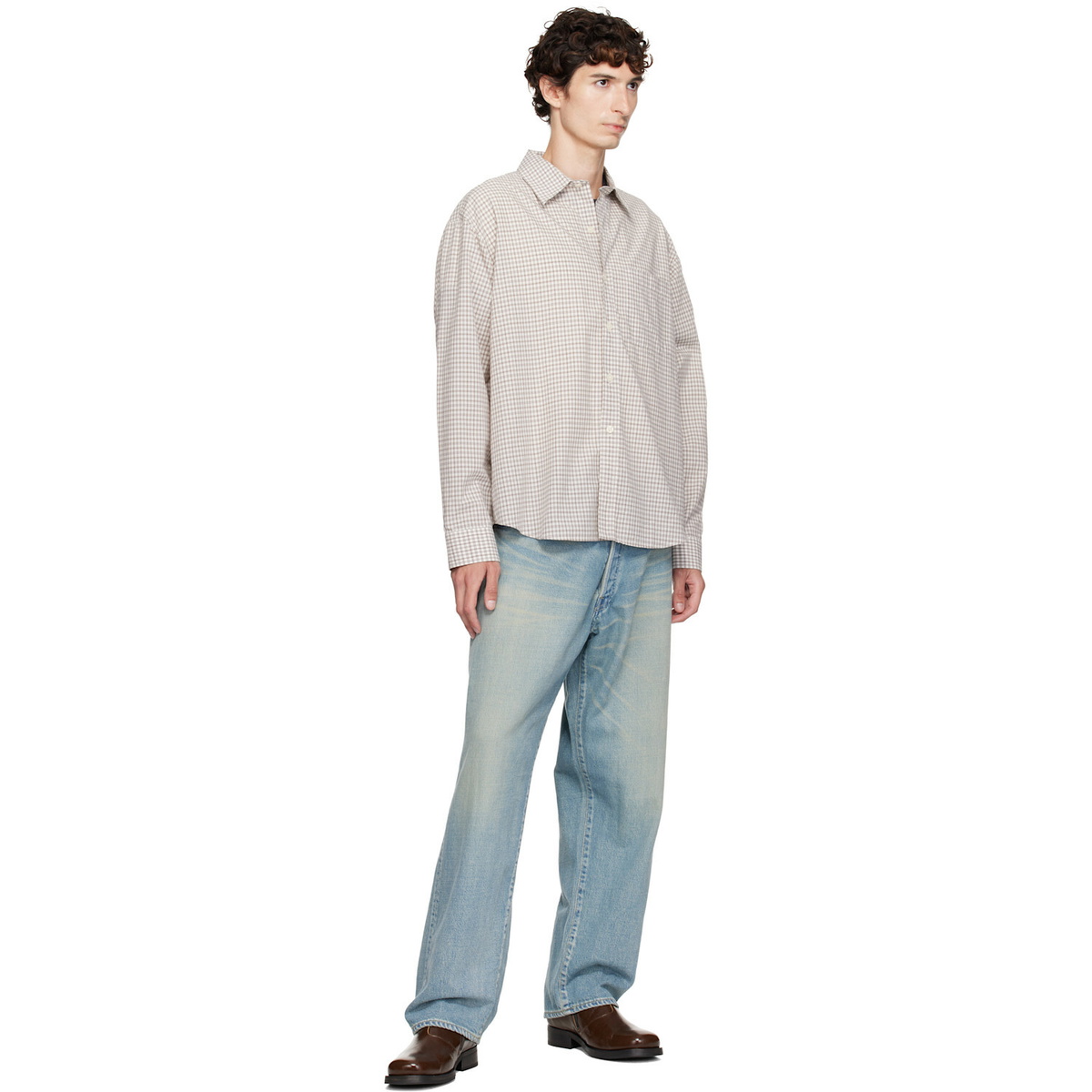 ssstein Blue Oversize Fit Jeans