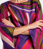 Pucci Iride silk satin minidress