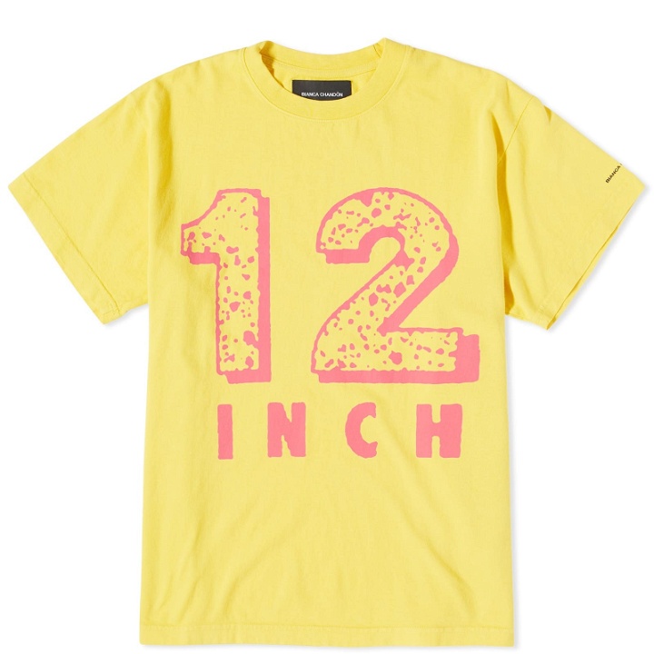Photo: Bianca Chandon Men's 12 Inch T-Shirt in Yellow