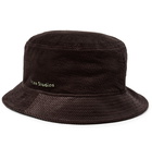 Acne Studios - Logo-Embroidered Stretch Cotton-Corduroy Bucket Hat - Brown