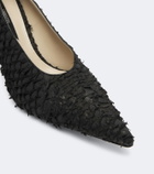 Christen Helix leather pumps