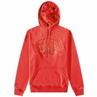 VTMNTS Men's College Popover Hoody in Red