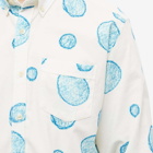Foret Men's Cabana Button down Shirt in Boule Print