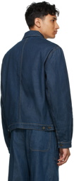 Lemaire Blue Denim Trucker Jacket