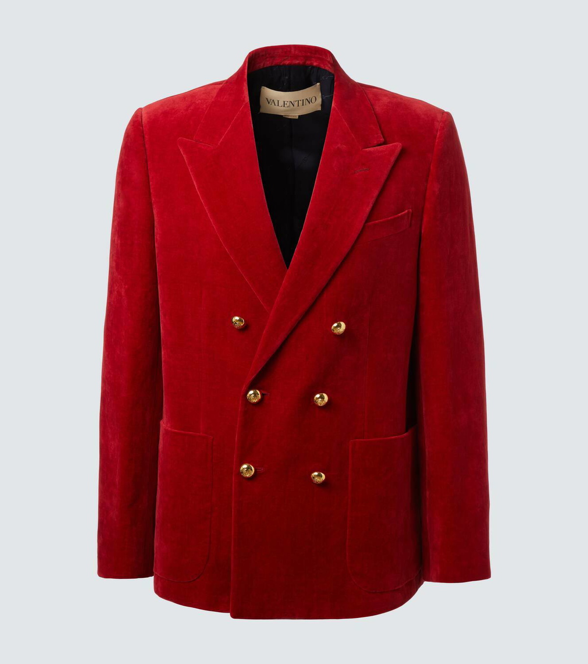 Valentino Cotton and linen velvet blazer Valentino