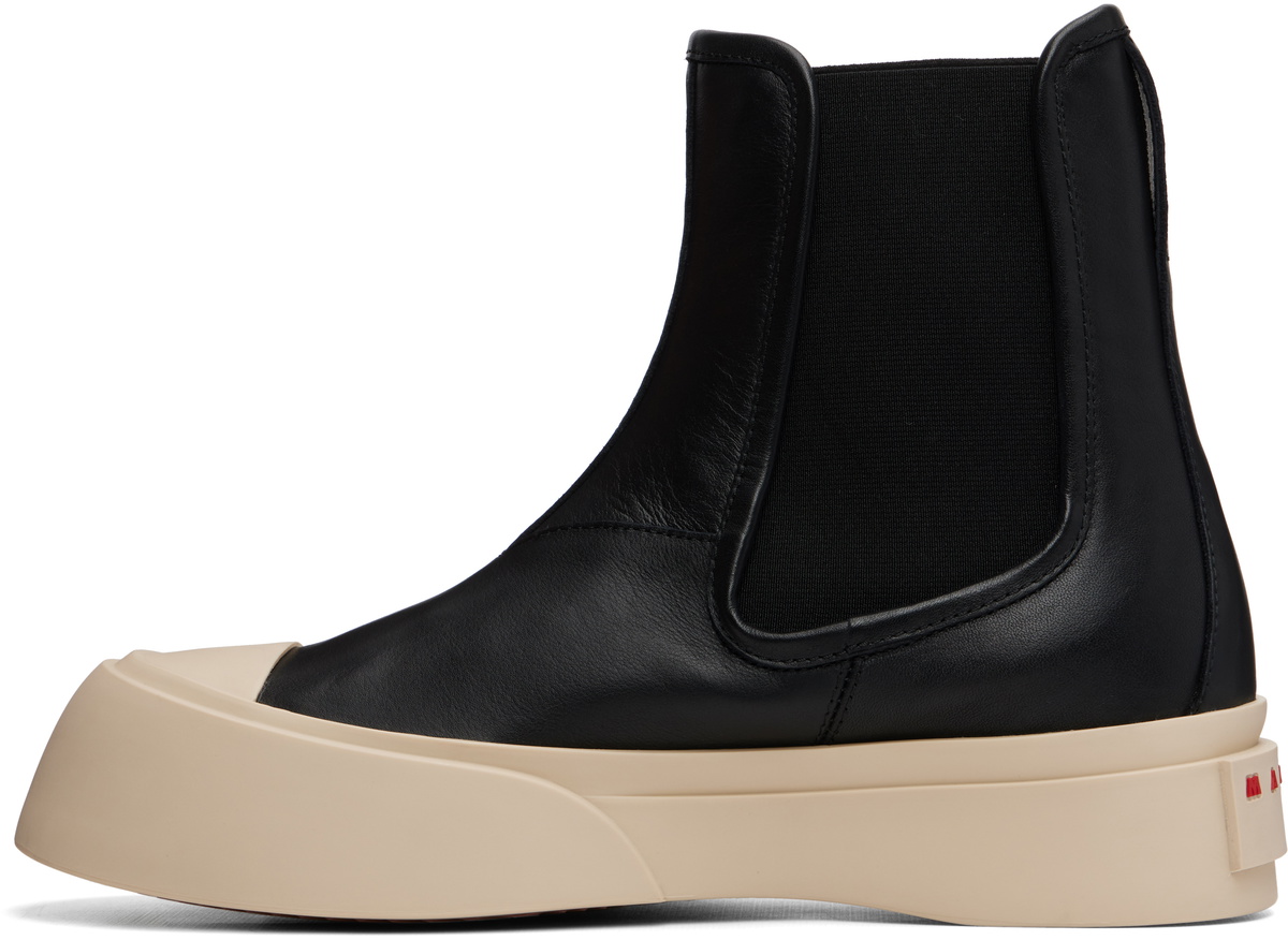Marni Black Nappa Leather Pablo Chelsea Boots